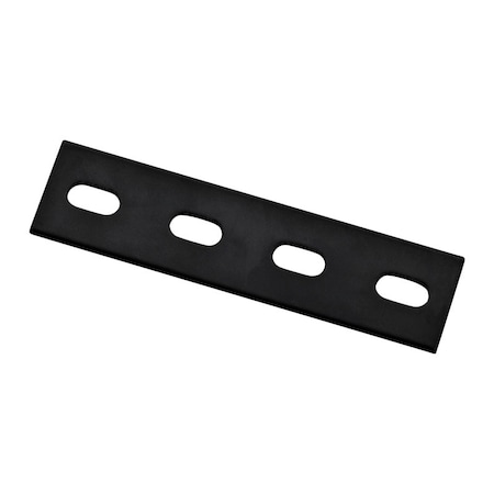 National Hardware National Hardware 6 in. H X 1.5 in. W X 0.125 in. D Black Carbon Steel Flat Mending Plate N351-455